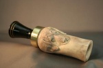 Carved Antler Duck Call